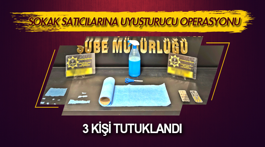 Uyuşturucu operasyonu: 3 kişi tutuklandı
